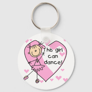 Porte-clés T-shirts et Cadeaux Cette Fille Peut Danser