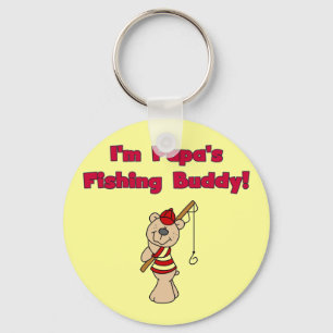 Porte-clés T-shirts et cadeaux d'ami de la pêche du papa