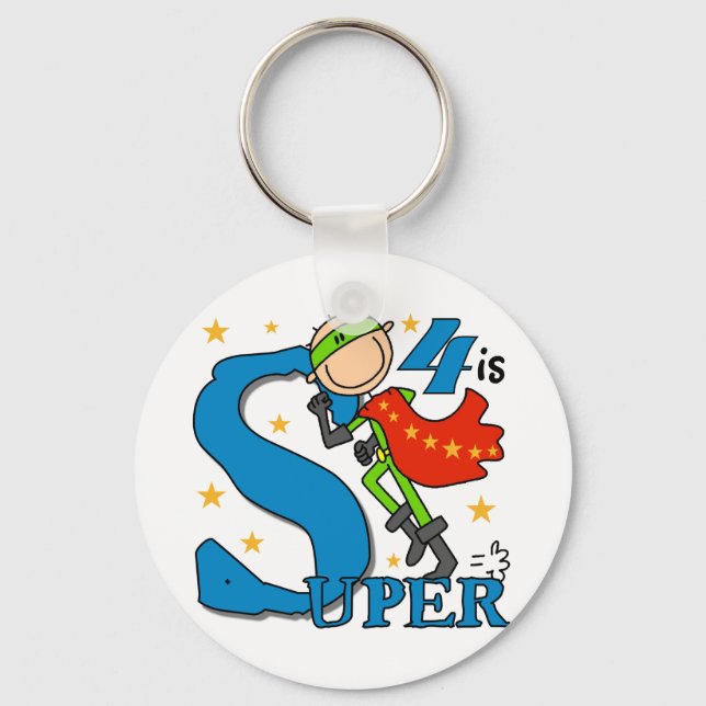 Porte-clés T-shirts et cadeaux d'anniversaire de garçon de su (Recto)