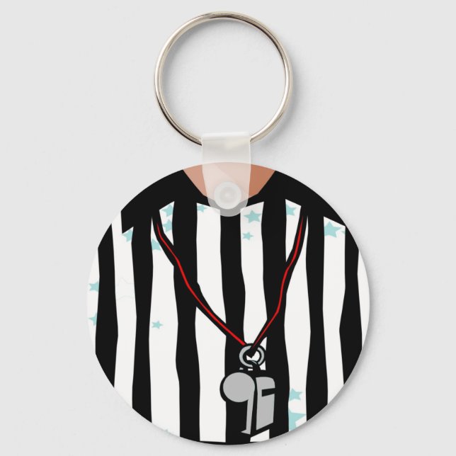 Porte-clés T-shirts et cadeaux d'arbitre. (Recto)