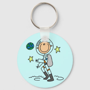 Porte-clés T-shirts et cadeaux de base d'astronaute
