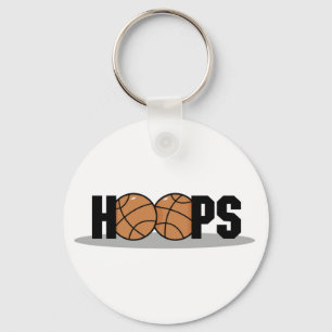 Porte-clés T-shirts et cadeaux de basket-ball de cercles
