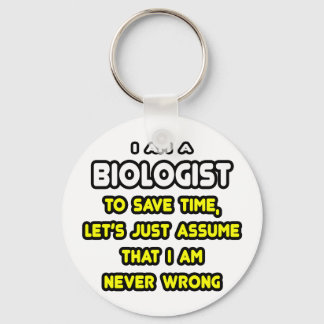 Porte-clés T-shirts et cadeaux de biologiste amusant