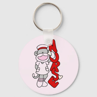 Porte-clés T-shirts et cadeaux de l'infirmière singe de choc