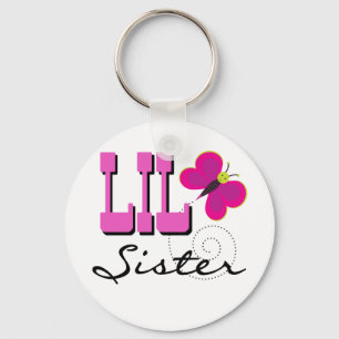 Porte-clés T-shirts et cadeaux de papillon de soeur de Lil