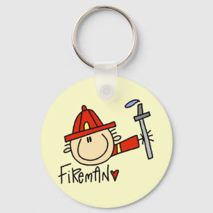 Porte-clés T-shirts et Cadeaux de Pompiers