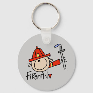 Porte-clés T-shirts et Cadeaux de Pompiers