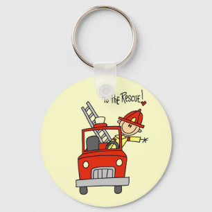 Porte-clés T-shirts et Cadeaux de Pompiers à la Rescousse