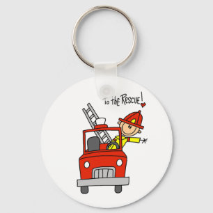 Porte-clés T-shirts et Cadeaux de Pompiers à la Rescousse