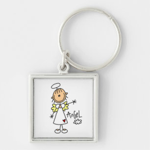 Porte-clés T-shirts et cadeaux de Stick Figure Angel