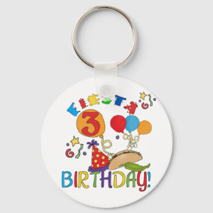Porte-clés T-shirts et cadeaux Fiesta 3e anniversaire
