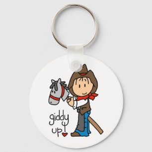 Porte-clés T-shirts et cadeaux Giddy Up Cowboy
