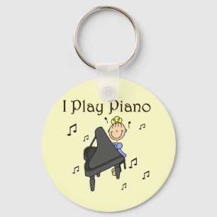 Porte-clés T-shirts et cadeaux Je Joue du Piano