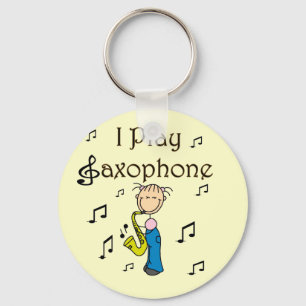 Porte-clés T-shirts et cadeaux Je joue du saxophone