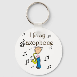 Porte-clés T-shirts et cadeaux Je joue du saxophone