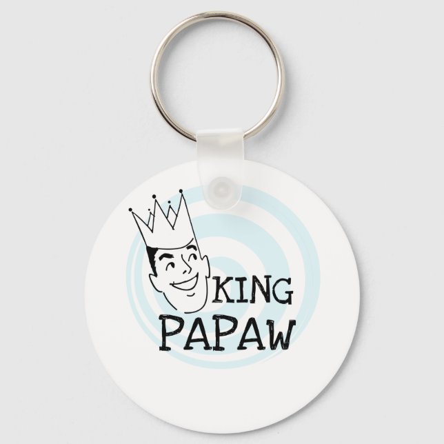 Porte-clés T-shirts et cadeaux King Papaw (Recto)