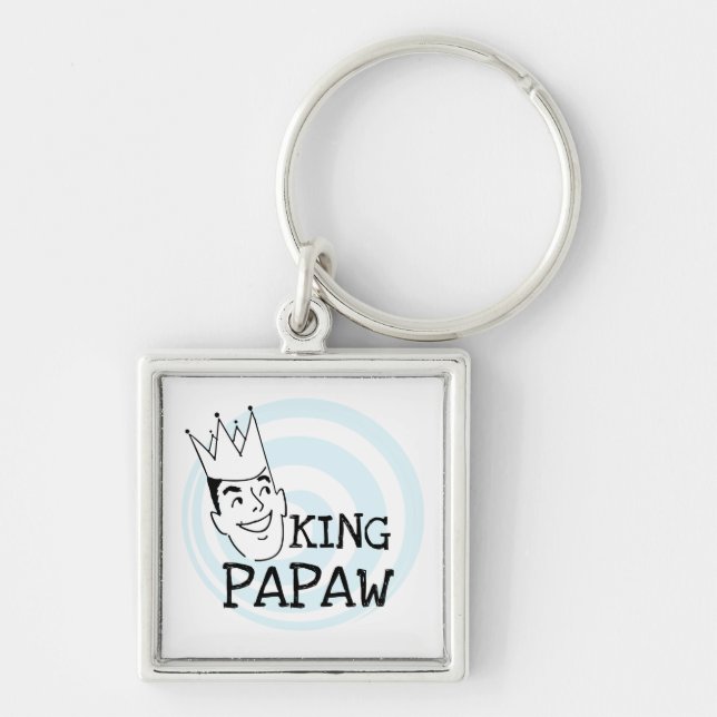 Porte-clés T-shirts et cadeaux King Papaw (Devant)