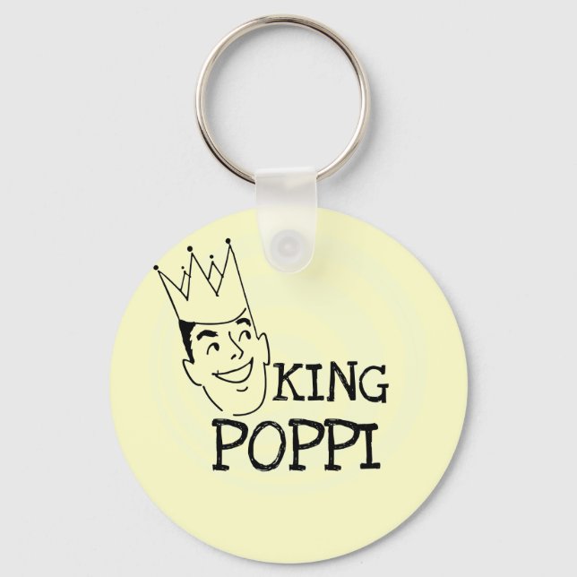 Porte-clés T-shirts et cadeaux King Poppi (Recto)