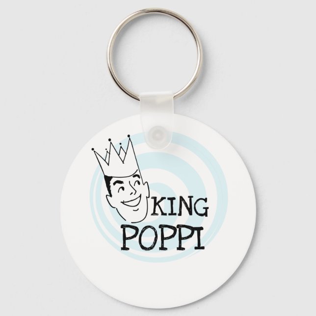 Porte-clés T-shirts et cadeaux King Poppi (Recto)