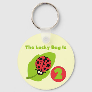 Porte-clés T-shirts et cadeaux Lucky Bug 2e anniversaire