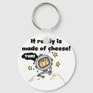 Porte-clés T-shirts et Cadeaux Lune de Fromage