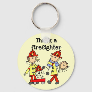 Porte-clés T-shirts et Cadeaux Merci Pompiers