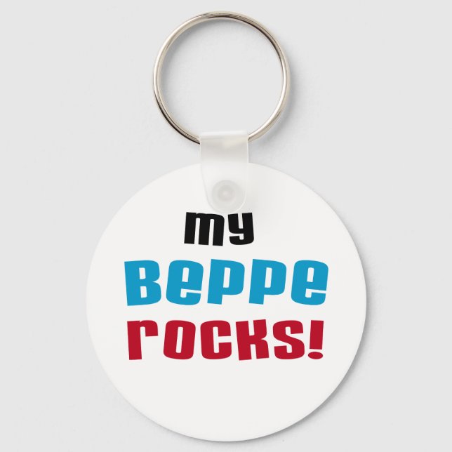 Porte-clés T-shirts et cadeaux My Beppe Rocks (Recto)