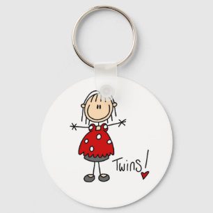 Porte-clés T-shirts et Cadeaux pour Futures Mamans de Jumeaux