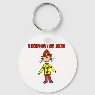 Porte-clés T-shirts et cadeaux pour maman pompier