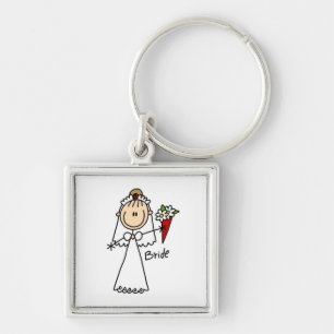 Porte-clés T-shirts et cadeaux pour mariées Figure Stick