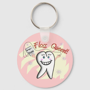 Porte-clés T-shirts et cadeaux "Reine de la peau" pour dentis