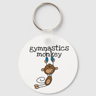 Porte-clés T-shirts et Cadeaux Singe de Gymnastique