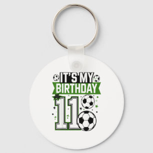 Porte-clés T-shirts garçon d'anniversaire 11 Football C'est m