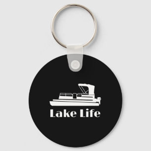 Porte-clés T-shirts sur la vie de lac Pontooning