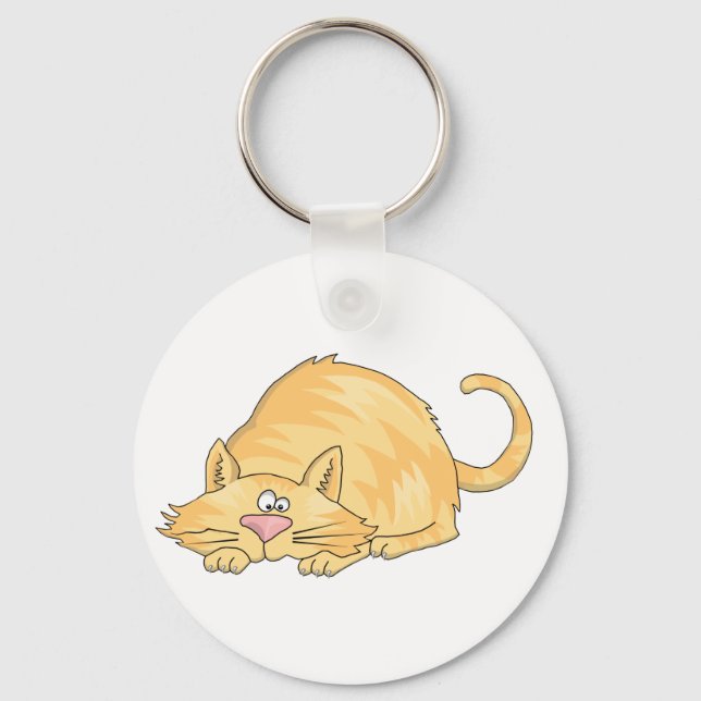 Porte-clés tabby, chat (Recto)