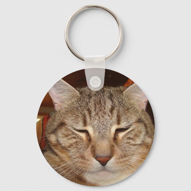 Porte-clés Tabby Tiger Cat (Recto)