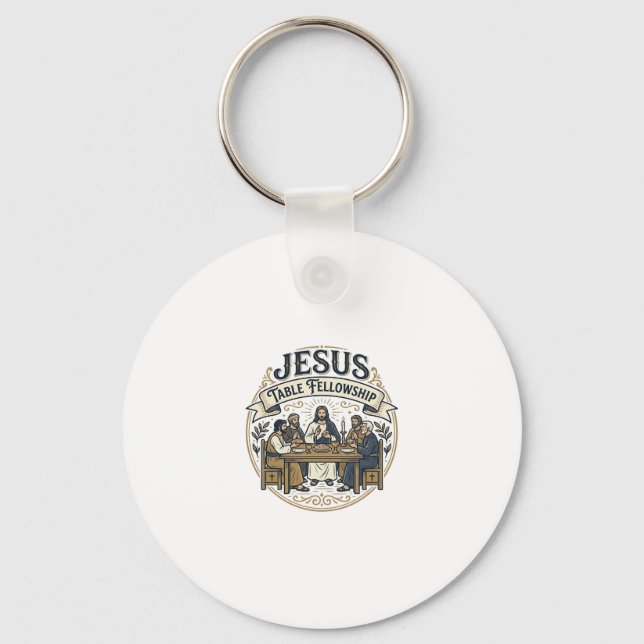 Porte-clés Table de communion de Jésus Table de communion de  (Recto)