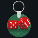 Porte-clés Table de craps avec dés Las Vegas<br><div class="desc">Au magasin *Las Vegas Icons*, vous trouverez des designs incluant certains des sites les plus populaires de Las Vegas, y compris l'Affiche de bienvenue Las Vegas, des puces de poker simulées, des tables de dés et de craps. Cliquez sur - LASVEGASICONS - dans les étiquettes ci-dessous, ou visitez le magasin...</div>