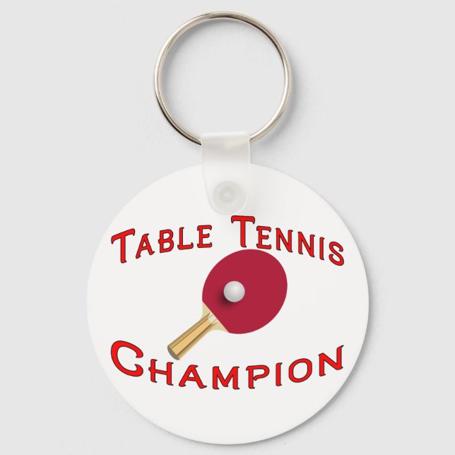 Porte-clés Table Tennis Champion (Recto)