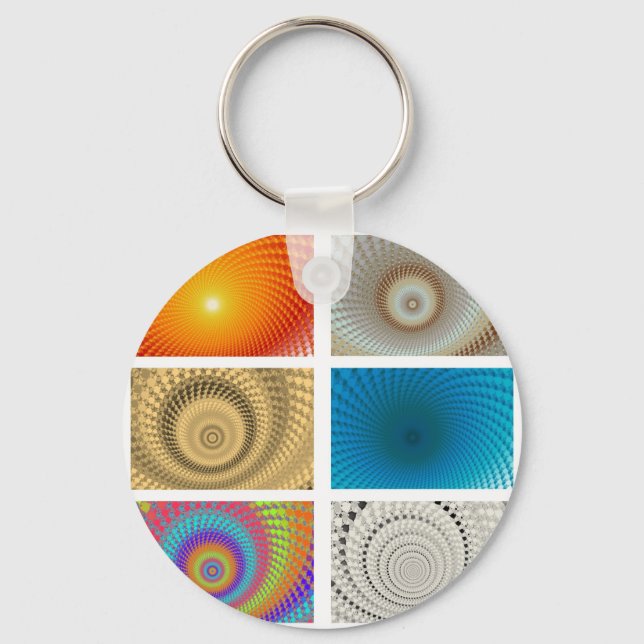 Porte-clés Tableau de Cercles (Recto)