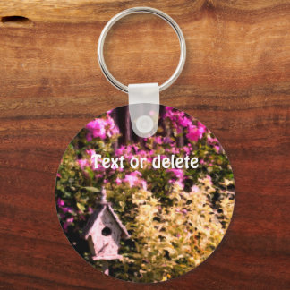 Porte-clés Tableau Jardin Fleur Personnalisé