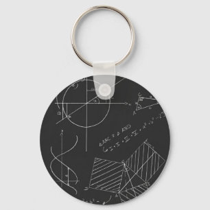 Porte-clés Tableau noir de maths