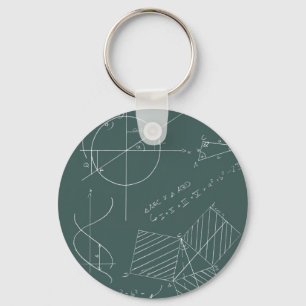 Porte-clés Tableau noir de maths