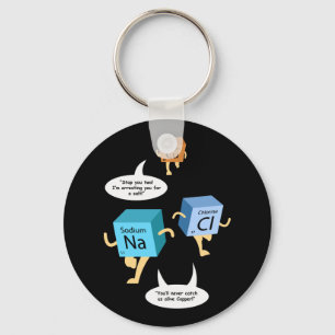 Porte-clés Tableau périodique de chimie drôle Science