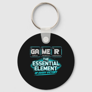 Porte-clés Tableau périodique des éléments de gamer Chimie Sc
