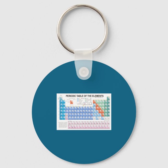 Porte-clés Tableau Périodique Des Éléments Entièrement Mis À  (Recto)
