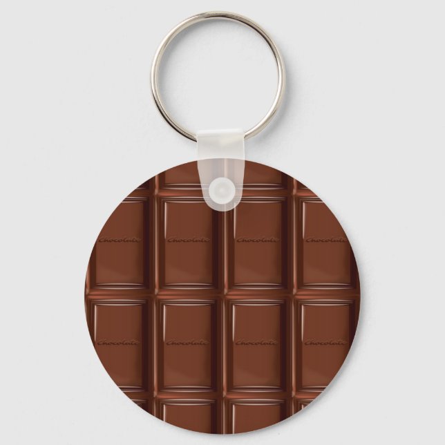 Porte-clés Tablette de chocolat au lait (Recto)