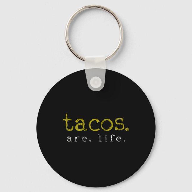 Porte-clés Taco Cadeau Alimentaire Mexicain Taco Lover (Recto)