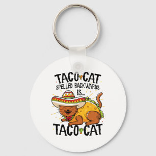 Porte-clés Taco Chat Spiré Byckwards Est Taco Chat Chemise Dr