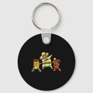 Porte-clés Taco Dabbing Cinco De Mayo Drôle Garçons Hommes Me